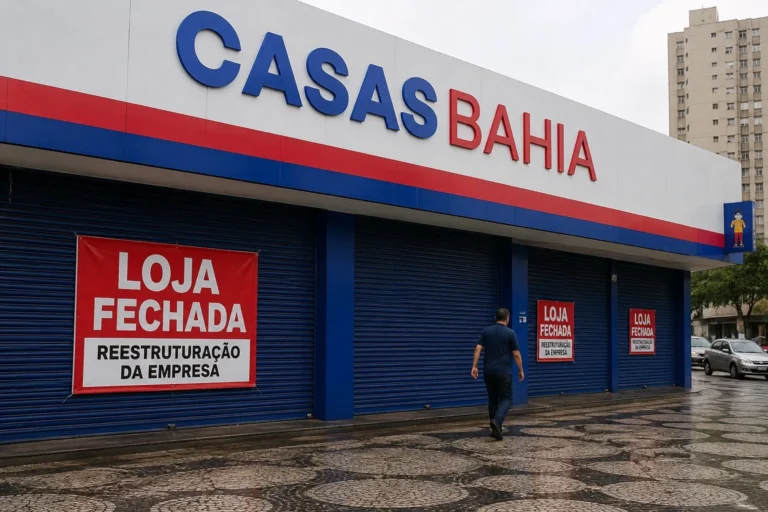 Casas Bahia pede recuperação judicial e coloca ações sob forte pressão